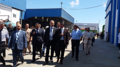 Visit Mr Kamel Ben Naceur minister of energy and mining industry on 07/12/14